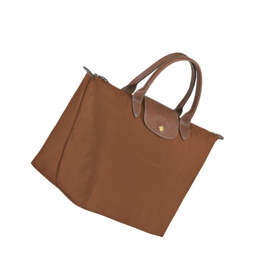 Longchamp Le Pliage Original M Håndveske Dame Brune | NO-DC0716