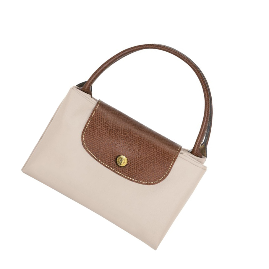 Longchamp Le Pliage Original M Håndveske Dame Beige | NO-KI0832