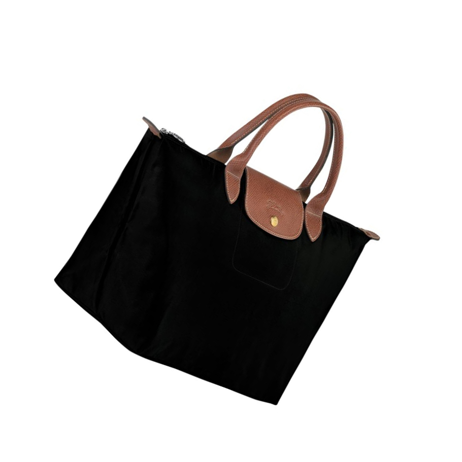 Longchamp Le Pliage Original M Håndveske Dame Svarte | NO-VH1579