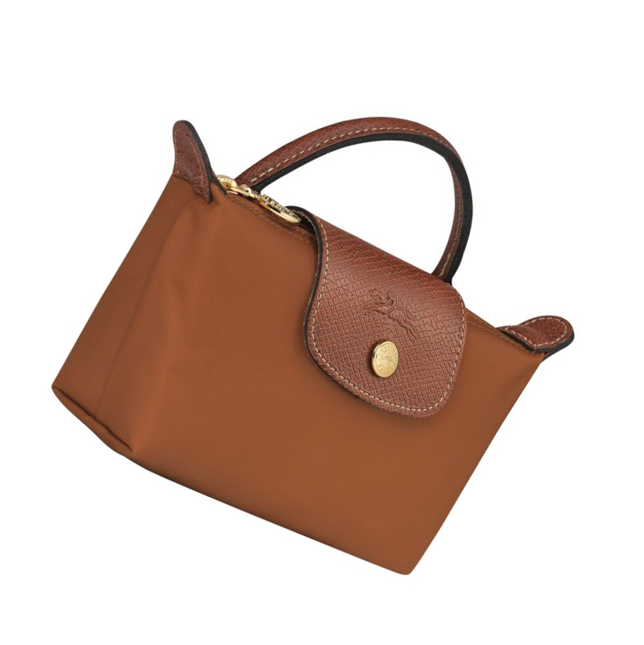 Longchamp Le Pliage Original Pouches Dame Brune | NO-HT7639