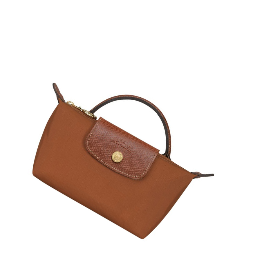 Longchamp Le Pliage Original Pouches Dame Brune | NO-HT7639