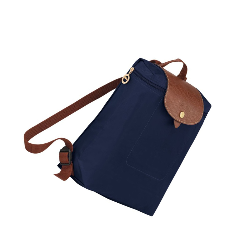 Longchamp Le Pliage Original Ryggsekk Dame Marineblå | NO-CP0986