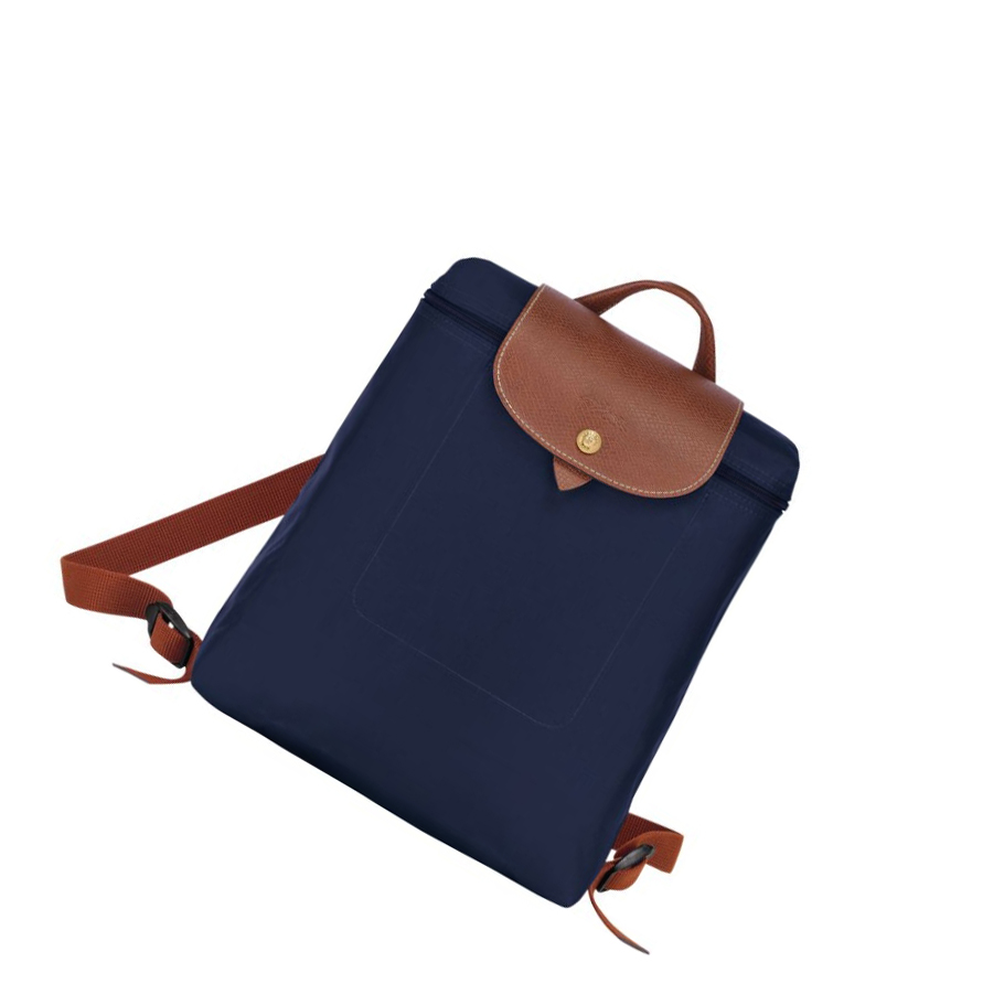 Longchamp Le Pliage Original Ryggsekk Dame Marineblå | NO-CP0986