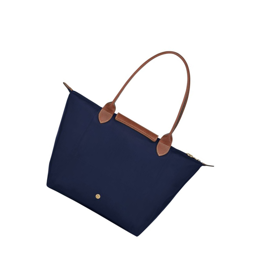 Longchamp Le Pliage Original S Skulderveske Dame Marineblå | NO-FB9781