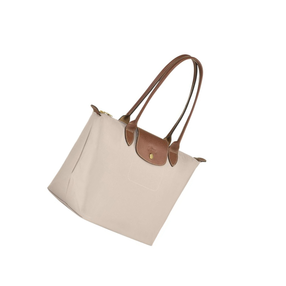 Longchamp Le Pliage Original S Skulderveske Dame Beige | NO-MZ7049