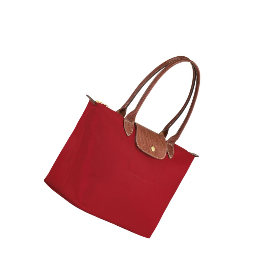 Longchamp Le Pliage Original S Skulderveske Dame Rød | NO-NZ3729