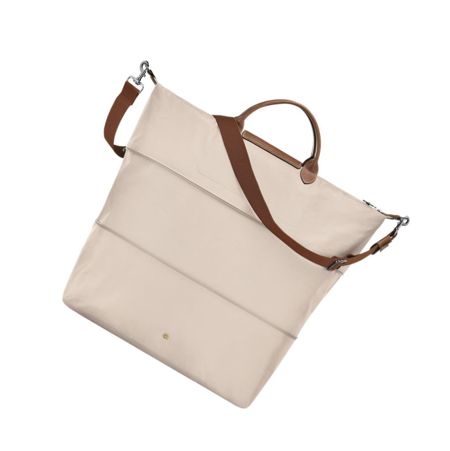 Longchamp Le Pliage Reiseveske Dame Beige | NO-KH1549