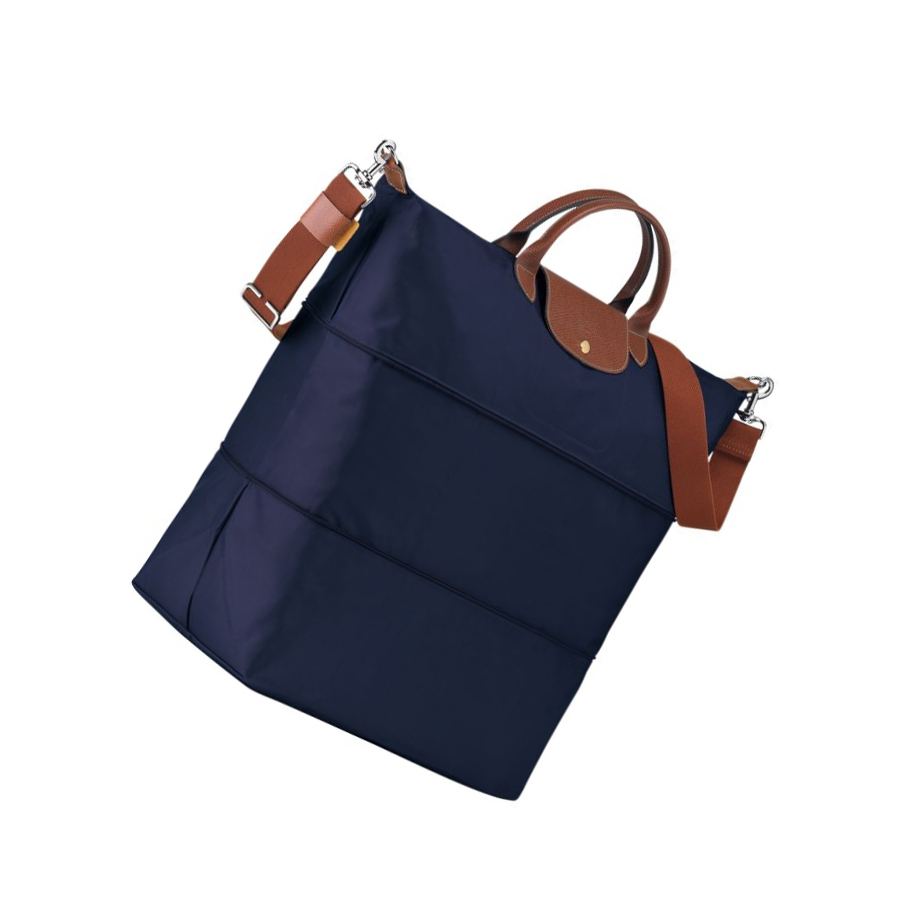 Longchamp Le Pliage Reiseveske Dame Marineblå | NO-PC6598