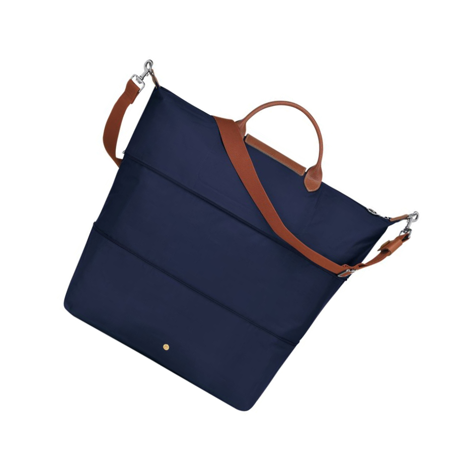 Longchamp Le Pliage Reiseveske Dame Marineblå | NO-PC6598