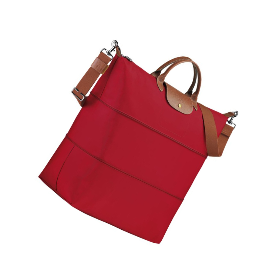 Longchamp Le Pliage Reiseveske Dame Rød | NO-IU2781