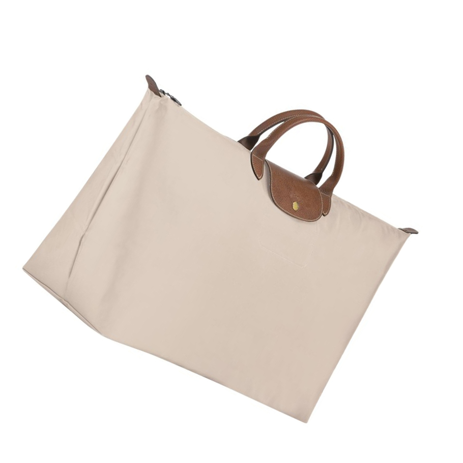 Longchamp Le Pliage XL Reiseveske Dame Beige | NO-MK1643