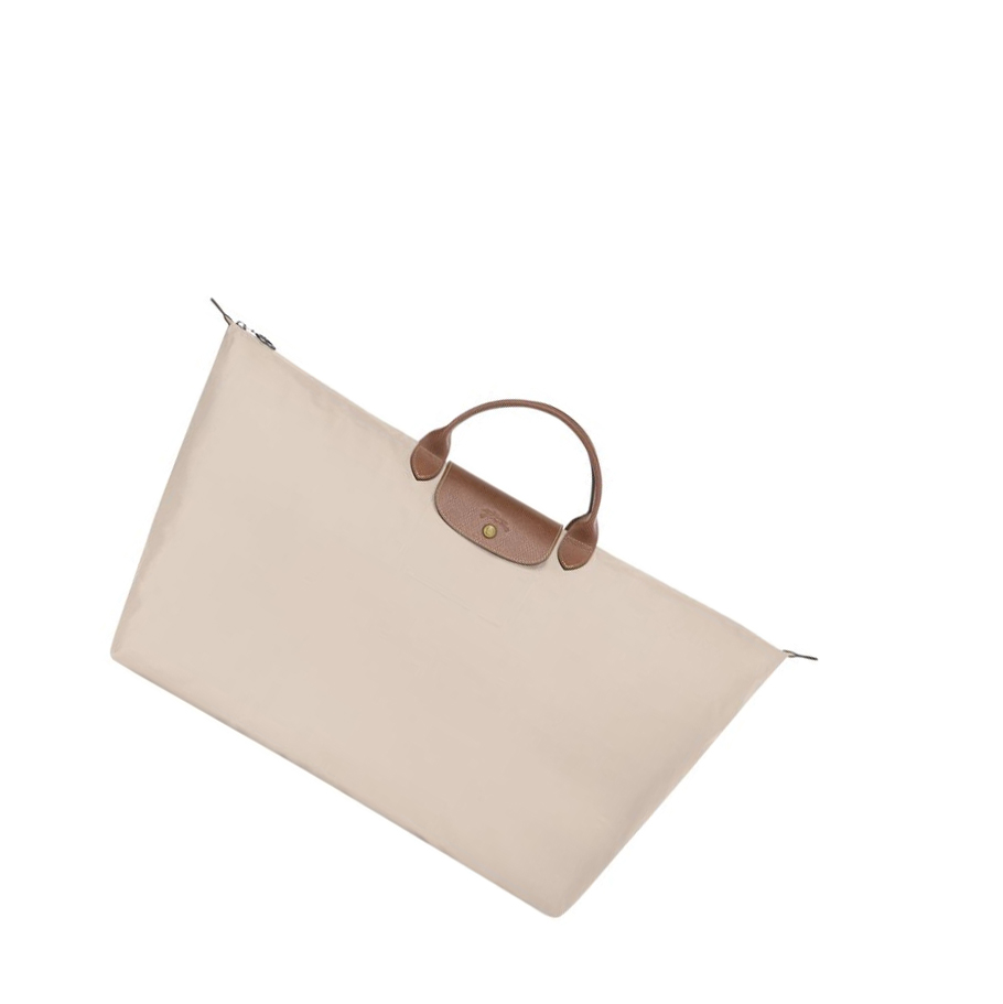 Longchamp Le Pliage XL Reiseveske Dame Beige | NO-MK1643