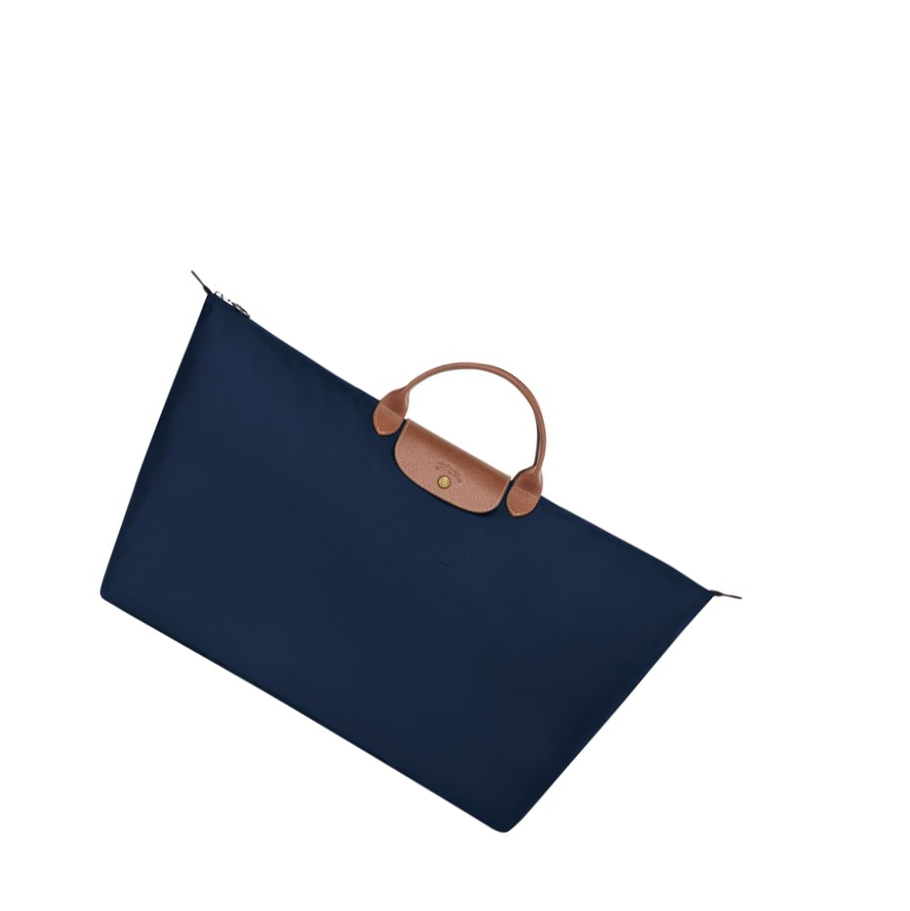 Longchamp Le Pliage XL Reiseveske Herre Marineblå | NO-NF2953