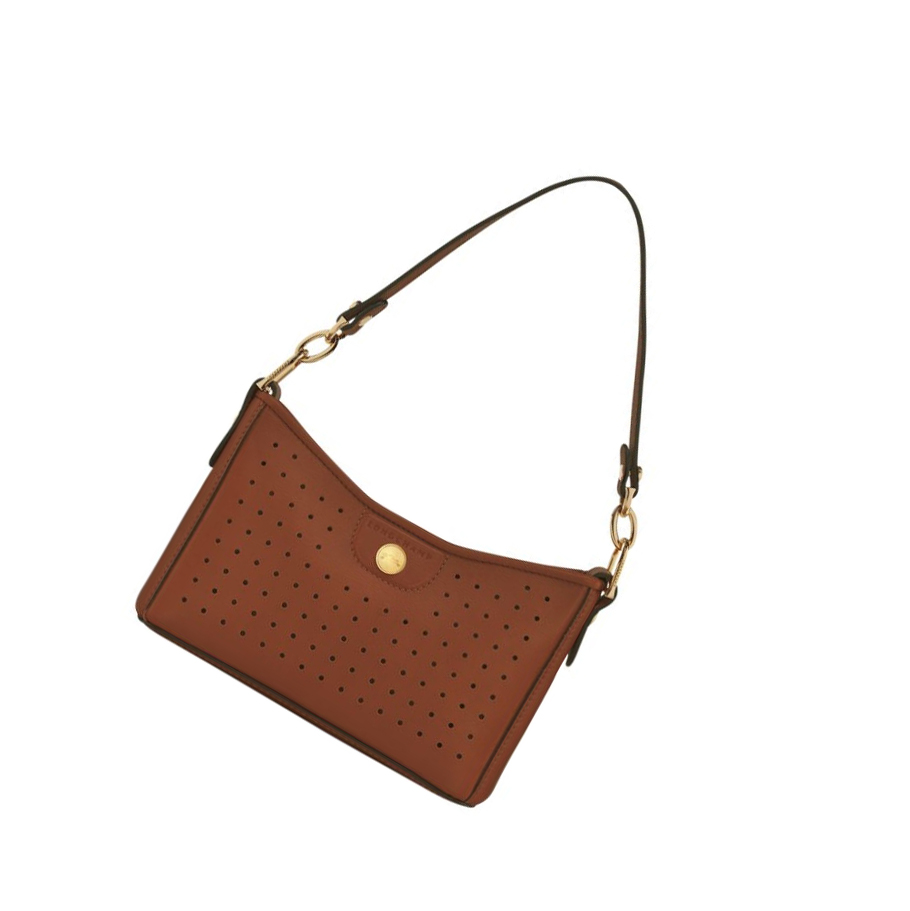 Longchamp Mademoiselle Pouches Dame Brune | NO-HR1345