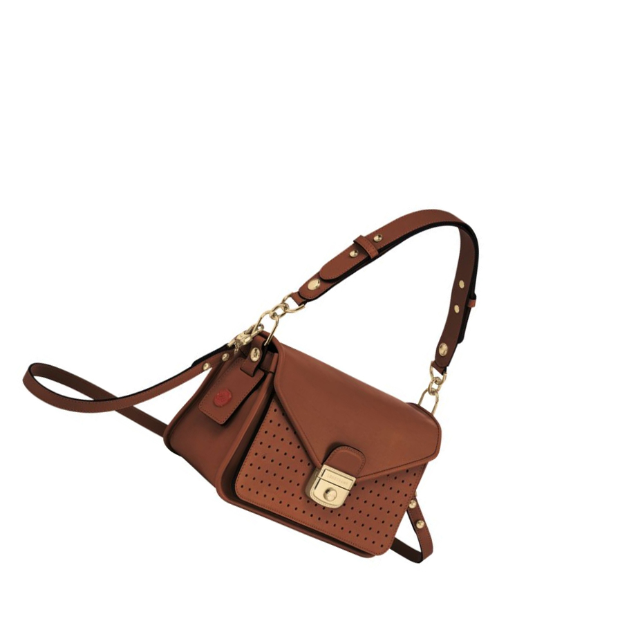 Longchamp Mademoiselle S Crossbody Veske Dame Brune | NO-DR9840