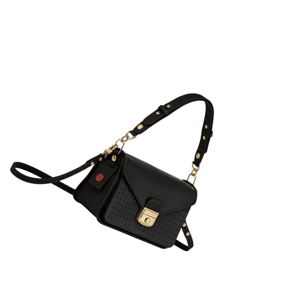 Longchamp Mademoiselle S Crossbody Veske Dame Svarte | NO-GV1975