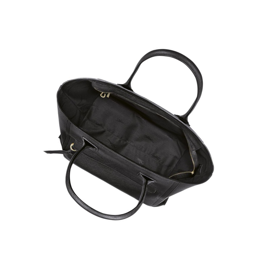 Longchamp Mailbox L Håndveske Dame Svarte | NO-DW1803