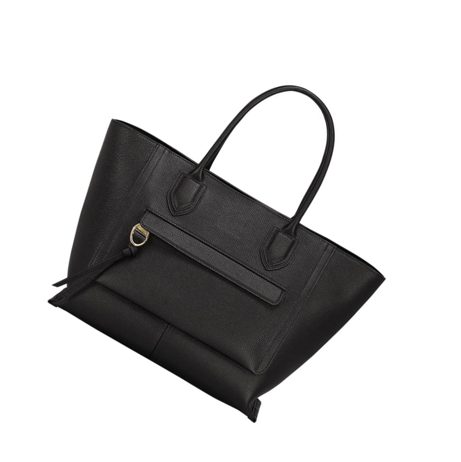 Longchamp Mailbox L Håndveske Dame Svarte | NO-DW1803