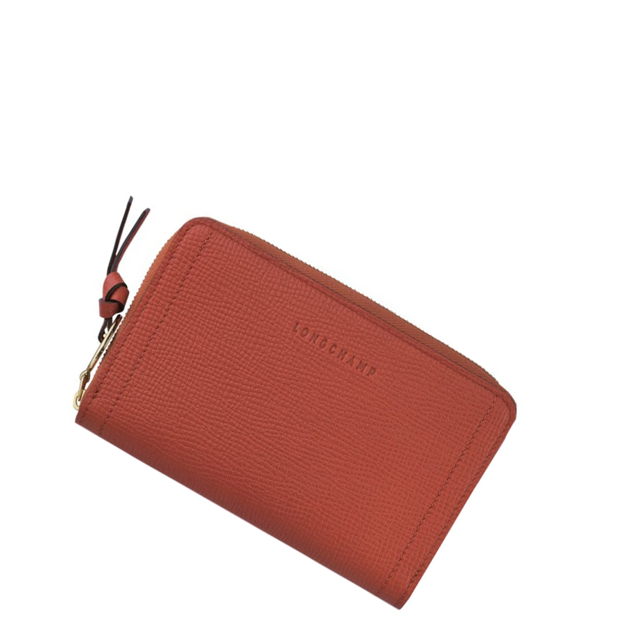 Longchamp Mailbox Lommebok Dame Oransje | NO-SE1487