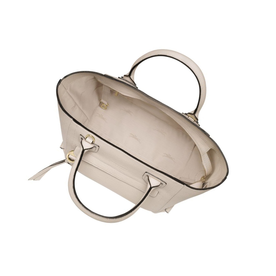 Longchamp Mailbox M Håndveske Dame Beige | NO-TO2045