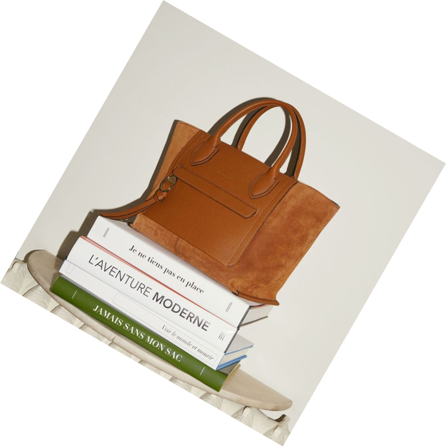 Longchamp Mailbox M Håndveske Dame Brune | NO-MB9856