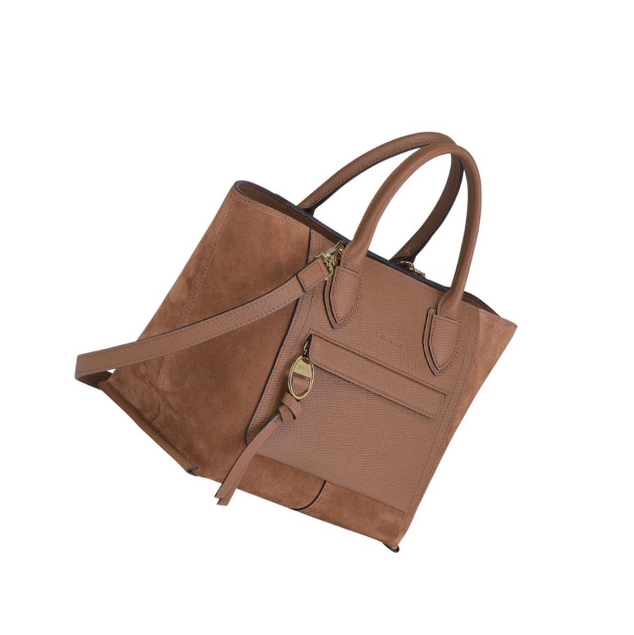 Longchamp Mailbox M Håndveske Dame Brune | NO-MB9856