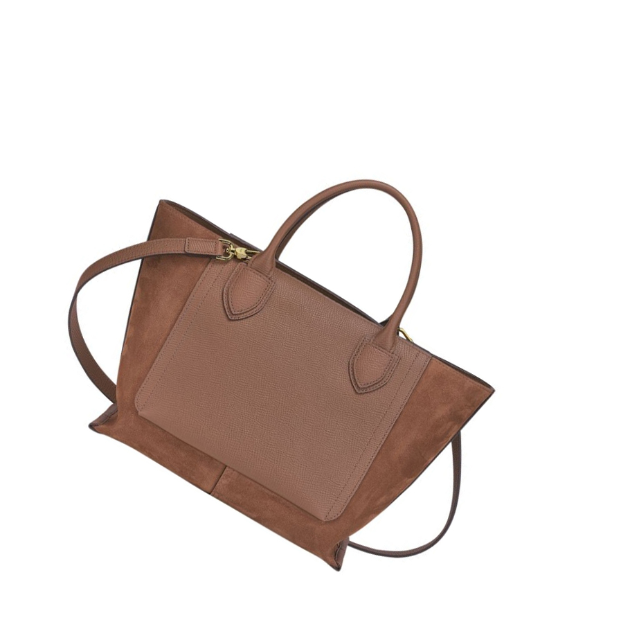 Longchamp Mailbox M Håndveske Dame Brune | NO-MB9856