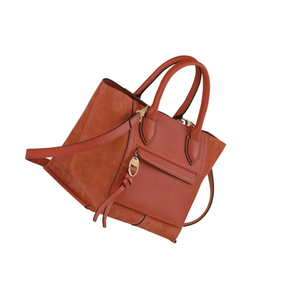 Longchamp Mailbox M Håndveske Dame Oransje | NO-FO4826