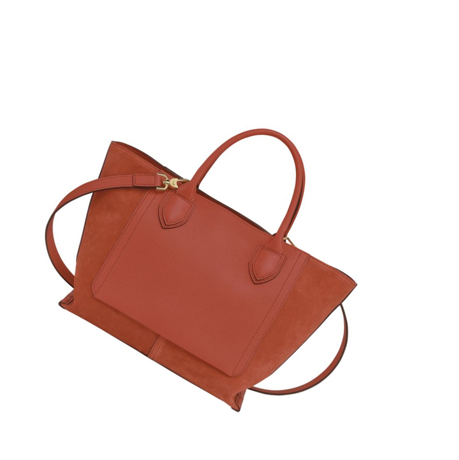 Longchamp Mailbox M Håndveske Dame Oransje | NO-FO4826