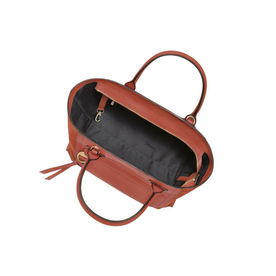 Longchamp Mailbox M Håndveske Dame Oransje | NO-FO4826