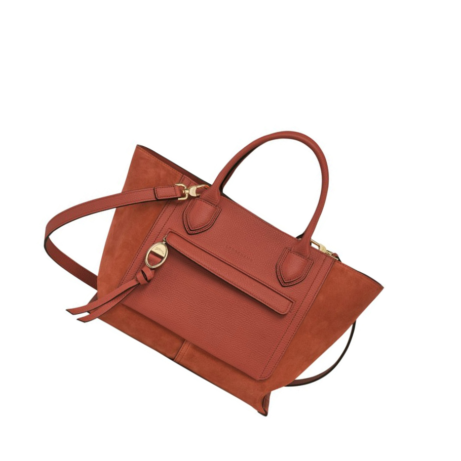 Longchamp Mailbox M Håndveske Dame Oransje | NO-FO4826