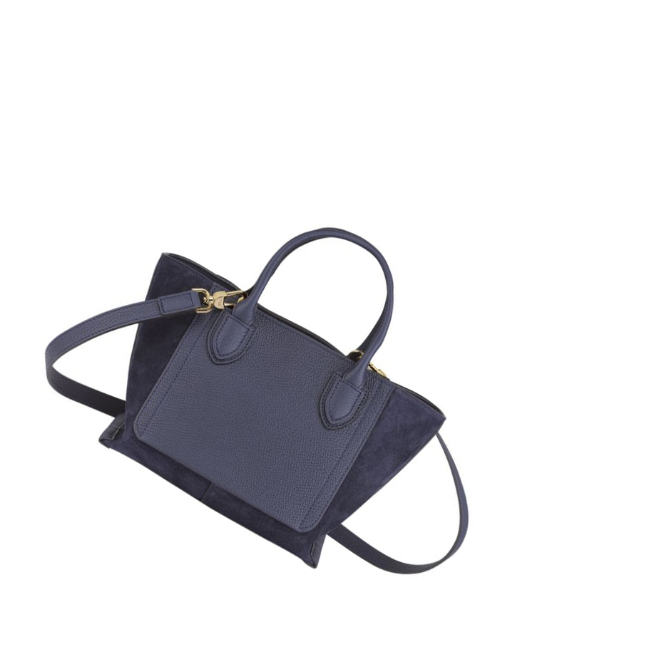 Longchamp Mailbox S Håndveske Dame Marineblå | NO-DH2590