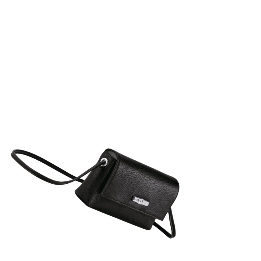 Longchamp Roseau Essential Pouches Dame Svarte | NO-UG7598