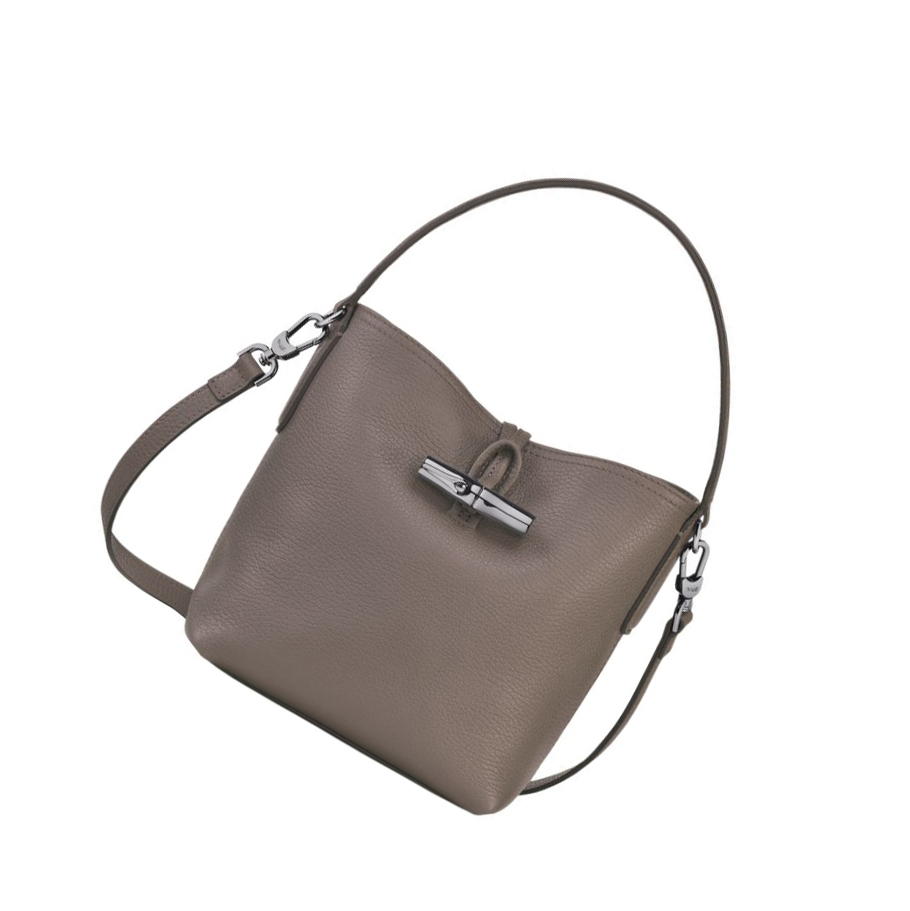 Longchamp Roseau Essential S Håndveske Dame Grå | NO-BW4756