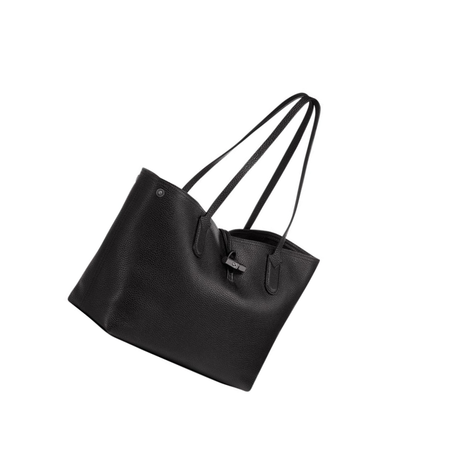 Longchamp Roseau Essential Skulderveske Dame Svarte | NO-AL9152