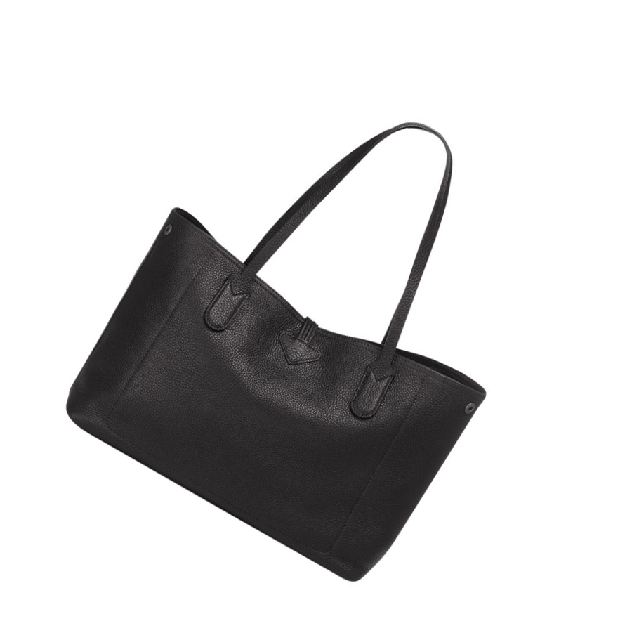 Longchamp Roseau Essential Skulderveske Dame Svarte | NO-AL9152