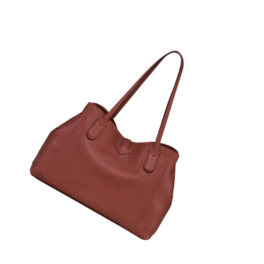 Longchamp Roseau Essential Skulderveske Dame Brune | NO-ME9748