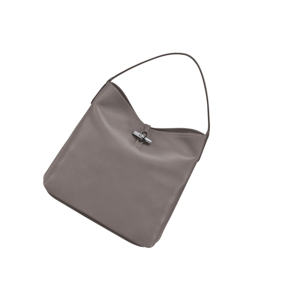 Longchamp Roseau Essential Skulderveske Dame Grå | NO-UI0685