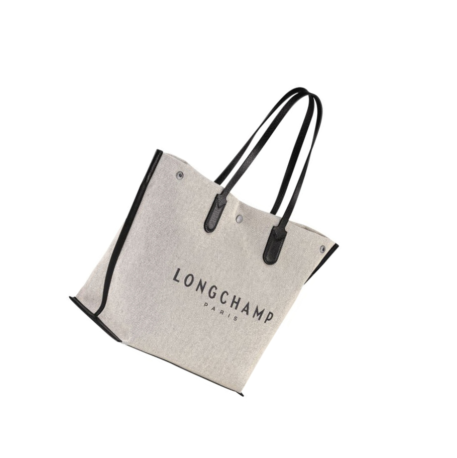 Longchamp Roseau L Skulderveske Dame Beige | NO-KF3962