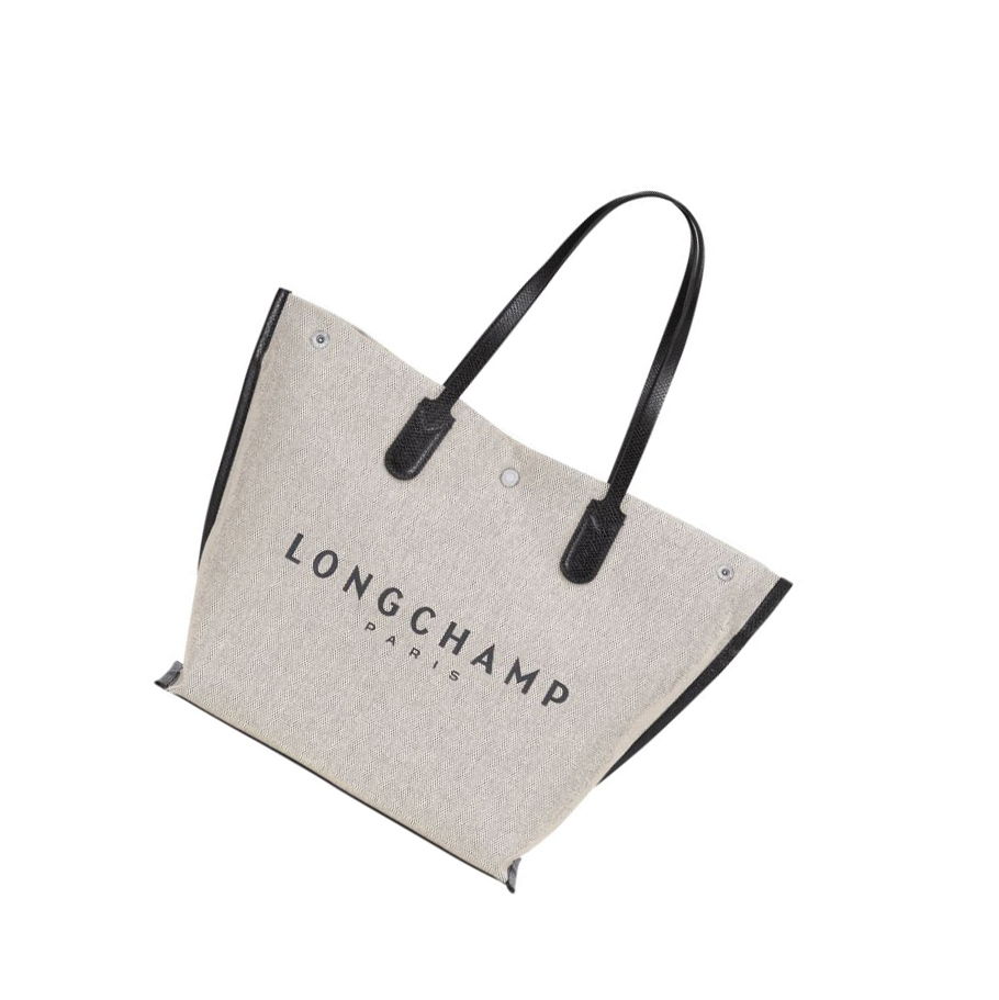 Longchamp Roseau L Skulderveske Dame Beige | NO-KF3962