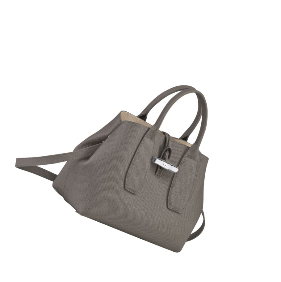 Longchamp Roseau M Håndveske Dame Grå | NO-RN2690