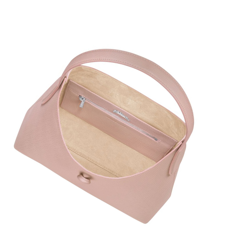 Longchamp Roseau M Skulderveske Dame Lyse Rosa | NO-EY4850