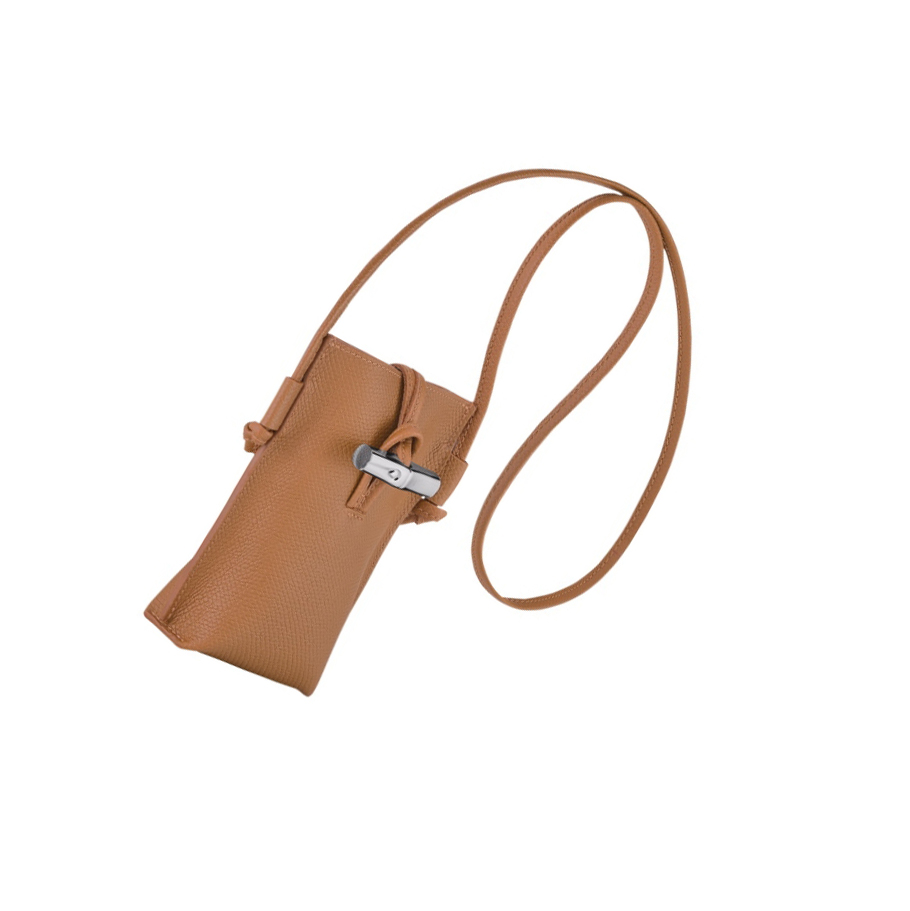 Longchamp Roseau Mobildeksel Dame Beige | NO-DC0369