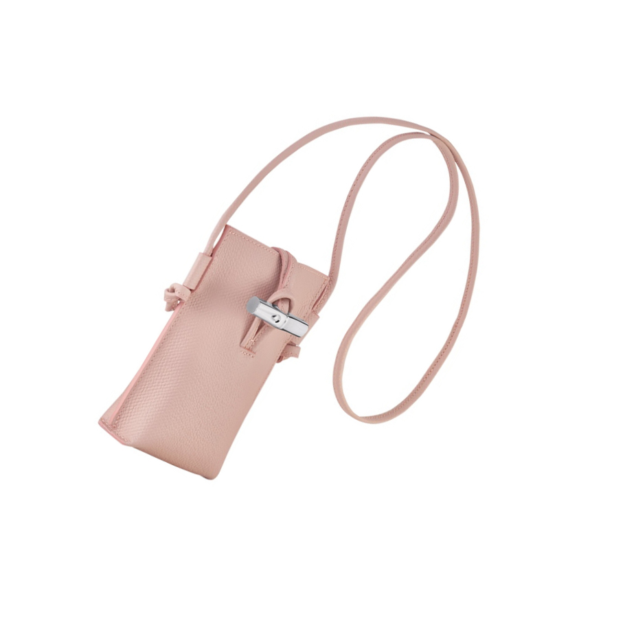 Longchamp Roseau Mobildeksel Dame Rosa | NO-PC8269