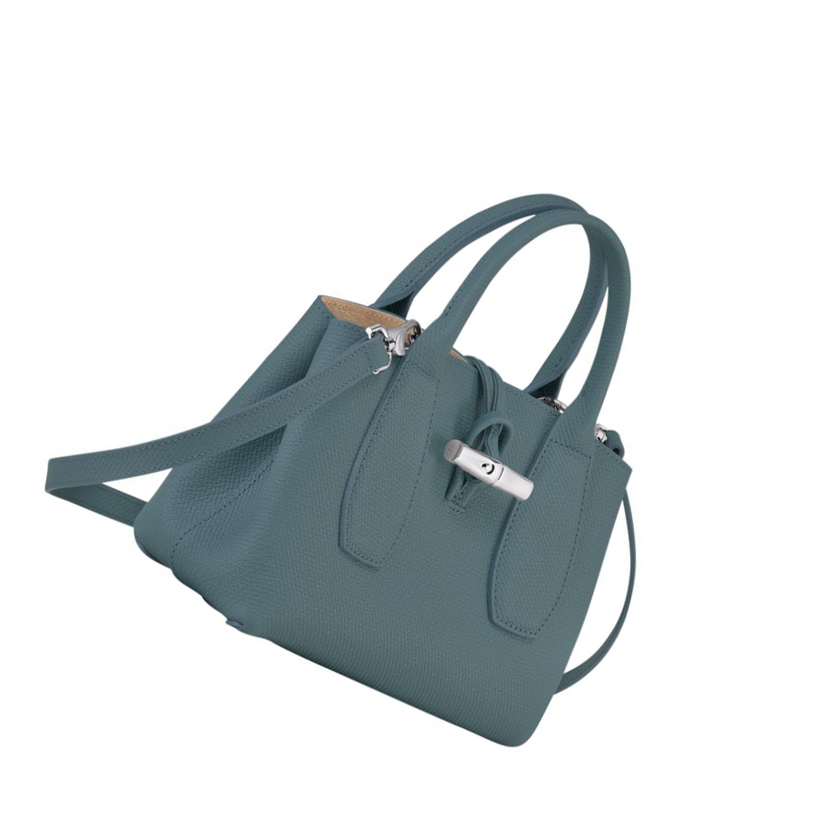 Longchamp Roseau S Håndveske Dame Blå | NO-MR3875