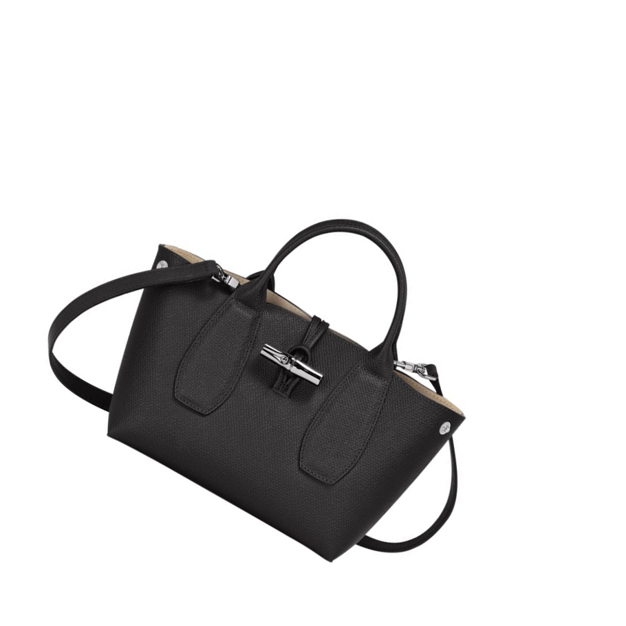 Longchamp Roseau S Håndveske Dame Svarte | NO-YR3628