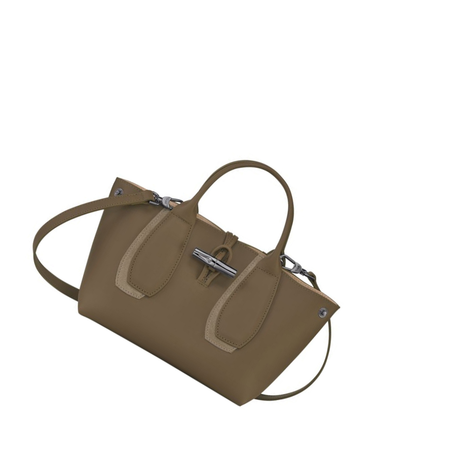 Longchamp Roseau Shadow S Håndveske Dame Brune | NO-SI7541