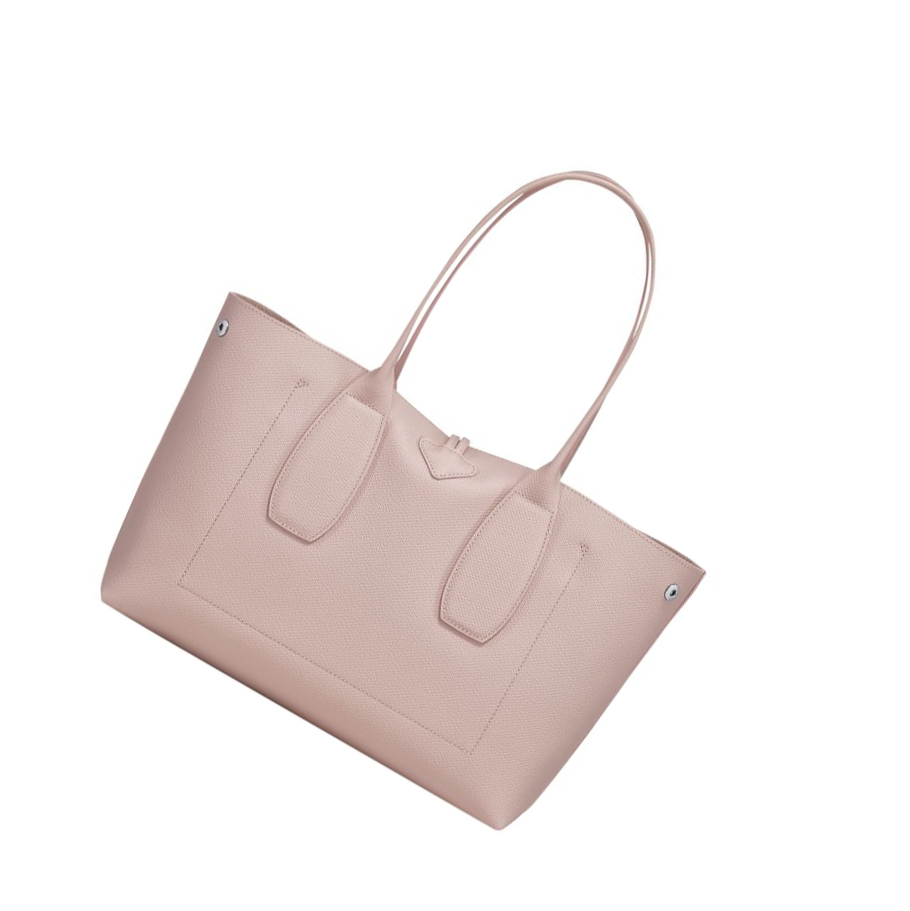 Longchamp Roseau Skulderveske Dame Lyse Rosa | NO-LV8345