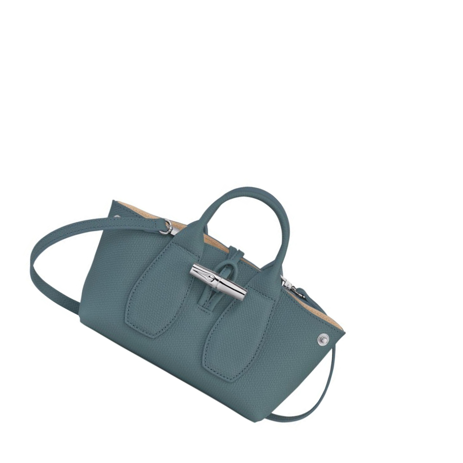 Longchamp Roseau XS Håndveske Dame Blå | NO-XJ2350