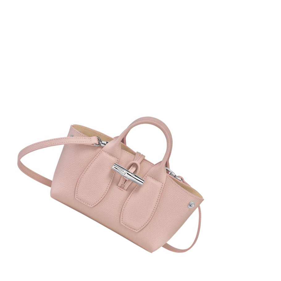 Longchamp Roseau XS Håndveske Dame Lyse Rosa | NO-ZH5327